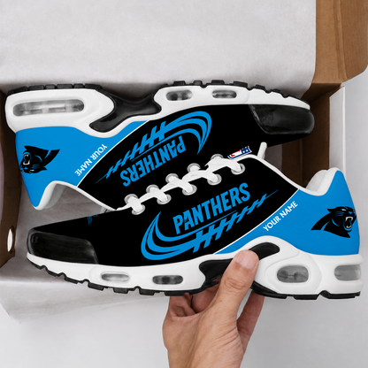 FLASH SALE - NEW CUSTOMIZED NFL23 CLP CAROLINA PANTHERS AIR MAX PLUS SNEAKERS