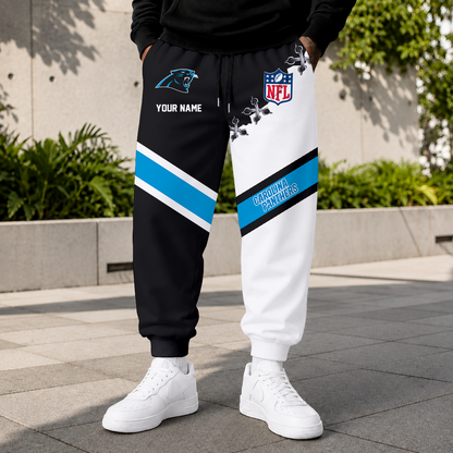 FLASH SALE - NEW CUSTOMIZED NFL23 CLP CAROLINA PANTHERS SWEATPANTS