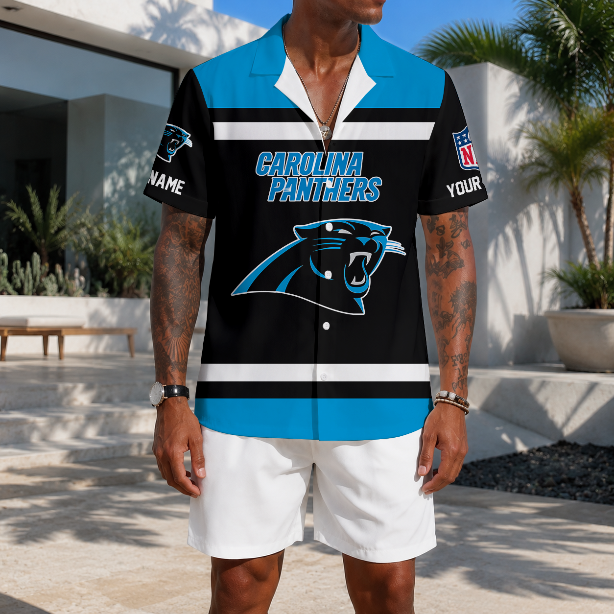 FLASH SALE - NEW CUSTOMIZED NFL23 CLP CAROLINA PANTHERS UNISEX HAWAIIAN SHIRT
