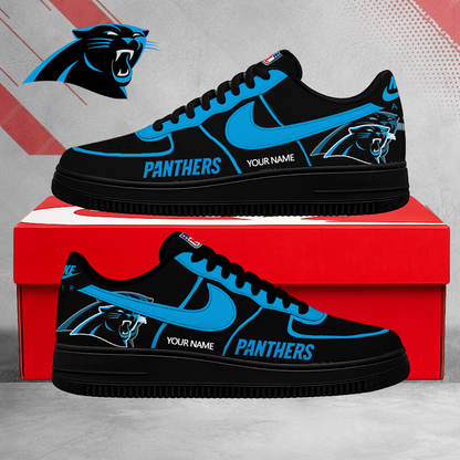 EXCLUSIVE EDITION - NEW CUSTOMIZED NFL23 CLP CAROLINA PANTHERS AF1 SHOES