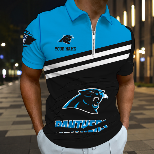 FINAL SALE - NEW CUSTOMIZED NFL23 CLP CAROLINA PANTHERS T-SHIRT, POLO SHIRT, ZIP POLO SHIRT, SWEATSHIRT, HOODIE & ZIP HOODIE