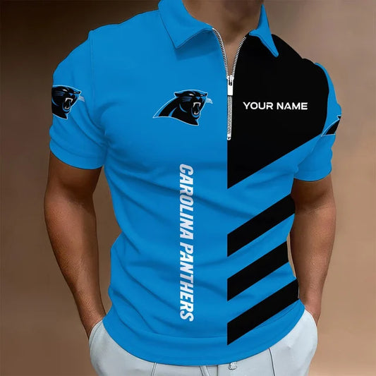 HOT DEAL - NEW CUSTOMIZED NFL23 CLP CAROLINA PANTHERS T-SHIRT, POLO SHIRT, ZIP POLO SHIRT, SWEATSHIRT, HOODIE & ZIP HOODIE
