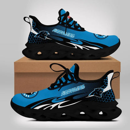 VIRAL EDITION - NEW CUSTOMIZED NFL23 CLP CAROLINA PANTHERS UNISEX MAX SOUL SHOES