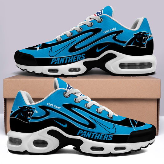 FINAL SALE - NEW CUSTOMIZED NFL23 CLP CAROLINA PANTHERS AIR MAX PLUS SNEAKERS