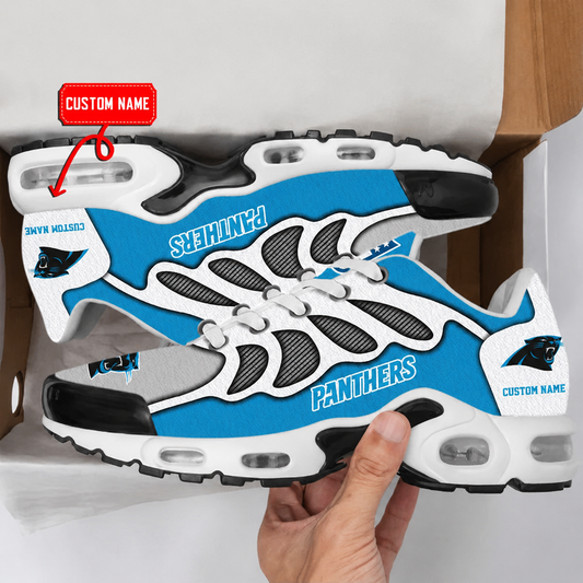 HOT DEAL - NEW CUSTOMIZED NFL23 CLP CAROLINA PANTHERS AIR MAX PLUS SNEAKERS