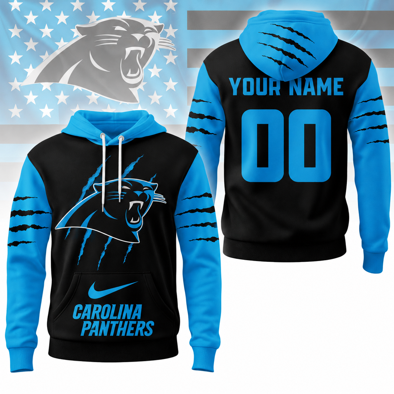 VIRAL EDITION - NEW CUSTOMIZED NFL23 CLP CAROLINA PANTHERS T-SHIRT, POLO SHIRT, ZIP POLO SHIRT, SWEATSHIRT, HOODIE & ZIP HOODIE