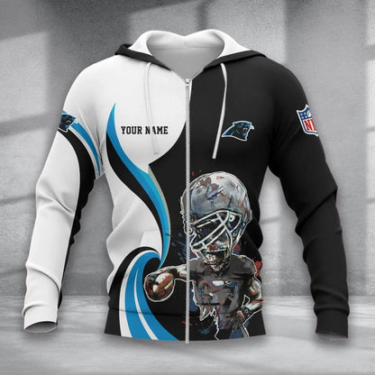 SPECIAL EDITION - NEW CUSTOMIZED NFL23 CLP CAROLINA PANTHERS T-SHIRT, POLO SHIRT, ZIP POLO SHIRT, SWEATSHIRT, HOODIE & ZIP HOODIE