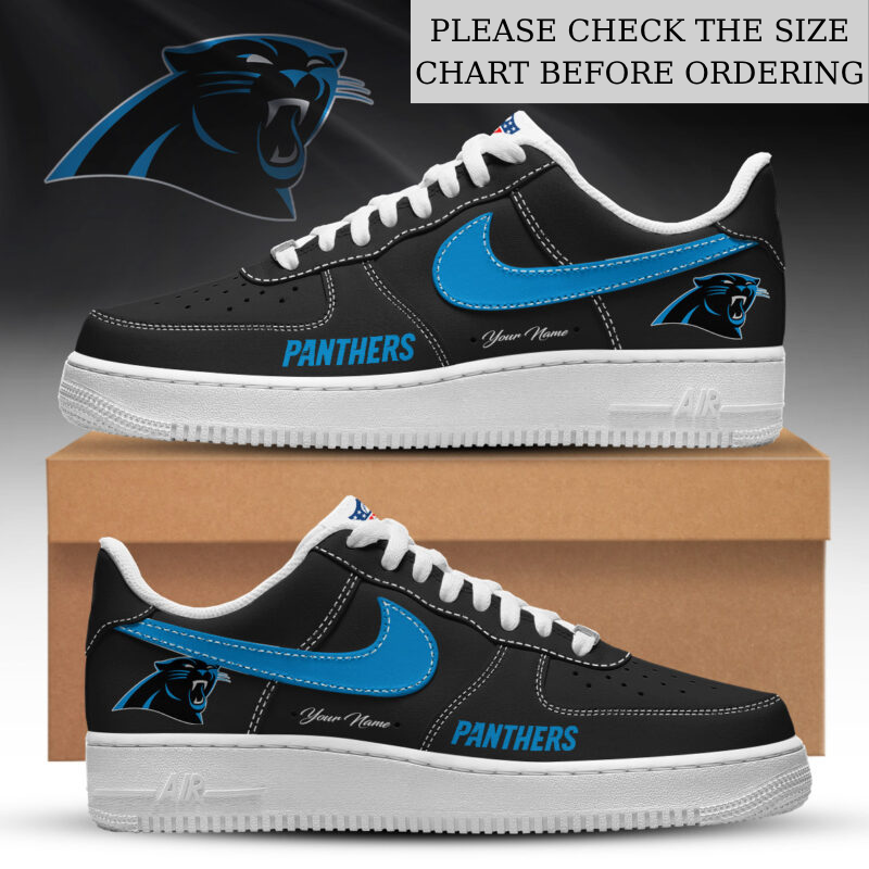 FLASH SALE - NEW CUSTOMIZED NFL23 CLP CAROLINA PANTHERS AF1 SHOES