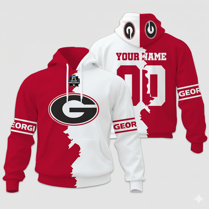 MEGA SALE - NEW CUSTOMIZED COLLEGE WORLD SERIES NCAA23 GEORGIA BULLDOGS UNISEX HOODIE & ZIP HOODIE