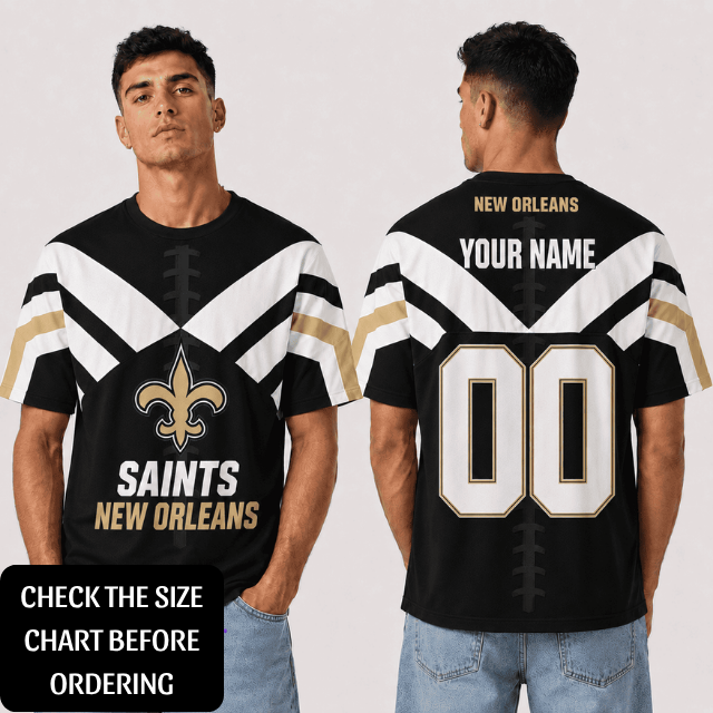SPECIAL EDITION - NEW CUSTOMIZED NFL24 NOS NEW ORLEANS SAINTS T-SHIRT, POLO SHIRT, ZIP POLO SHIRT, HOODIE, ZIP HOODIE & SWEATSHIRT