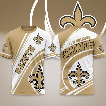 FINAL SALE - NEW CUSTOMIZED NFL24 NOS NEW ORLEANS SAINTS POLO SHIRT, ZIP POLO SHIRT, T-SHIRT, HOODIE, ZIP HOODIE & SWEATSHIRT