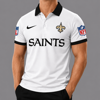 LIMITED EDITION - NEW CUSTOMIZED NFL24 NOS NEW ORLEANS SAINTS POLO SHIRT, ZIP POLO SHIRT, T-SHIRT, HOODIE, ZIP HOODIE & SWEATSHIRT