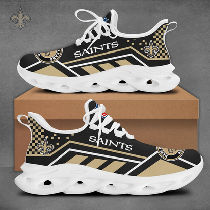 LIMITED EDITION - NEW CUSTOMIZED NFL24 NOS NEW ORLEANS SAINTS MAX SOUL SHOES