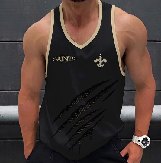 LIMITED EDITION - NEW CUSTOMIZED NFL24 NOS NEW ORLEANS SAINTS UNISEX TANK TOP