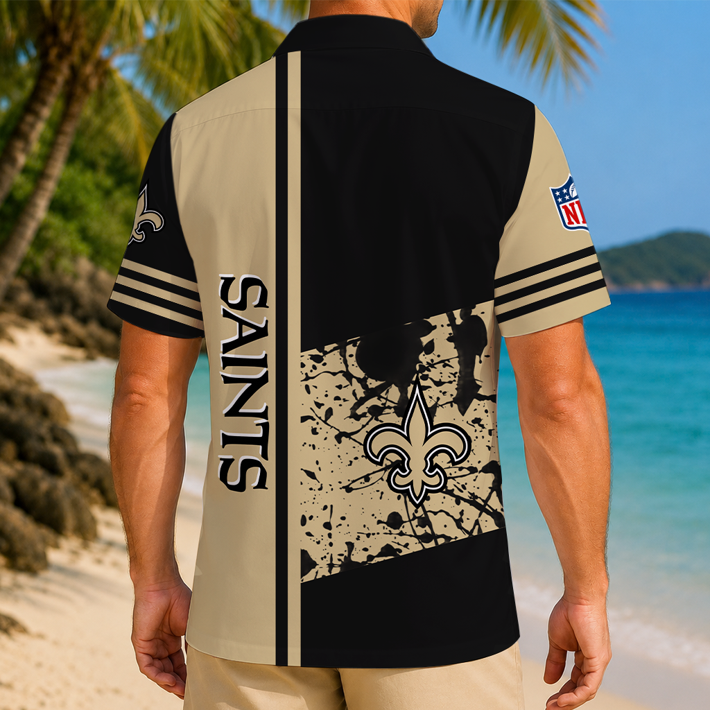 FINAL SALE - NEW CUSTOMIZED NFL24 NOS NEW ORLEANS SAINTS UNISEX HAWAIIAN SHIRT