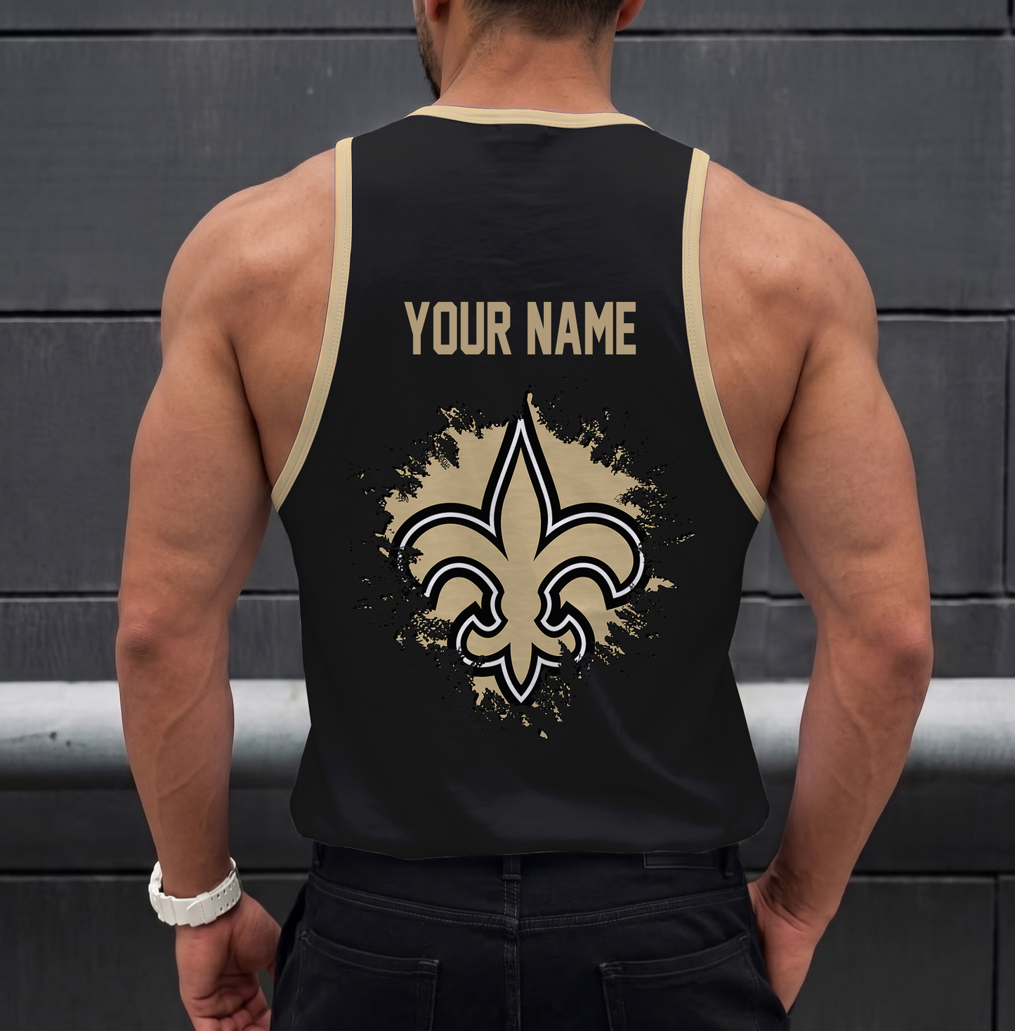 LIMITED EDITION - NEW CUSTOMIZED NFL24 NOS NEW ORLEANS SAINTS UNISEX TANK TOP