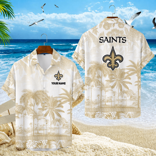 LIMITED EDITION - NEW CUSTOMIZED NFL24 NOS NEW ORLEANS SAINTS UNISEX HAWAIIAN SHIRT