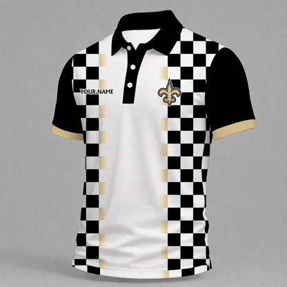 LIMITED EDITION - NEW CUSTOMIZED NFL24 NOS NEW ORLEANS SAINTS POLO SHIRT, ZIP POLO SHIRT, T-SHIRT, HOODIE, ZIP HOODIE & SWEATSHIRT