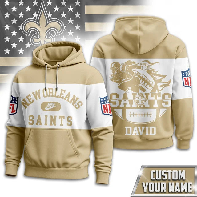 VIRAL EDITION - NEW CUSTOMIZED NFL24 NOS NEW ORLEANS SAINTS T-SHIRT, POLO SHIRT, ZIP POLO SHIRT, SWEATSHIRT, HOODIE & ZIP HOODIE
