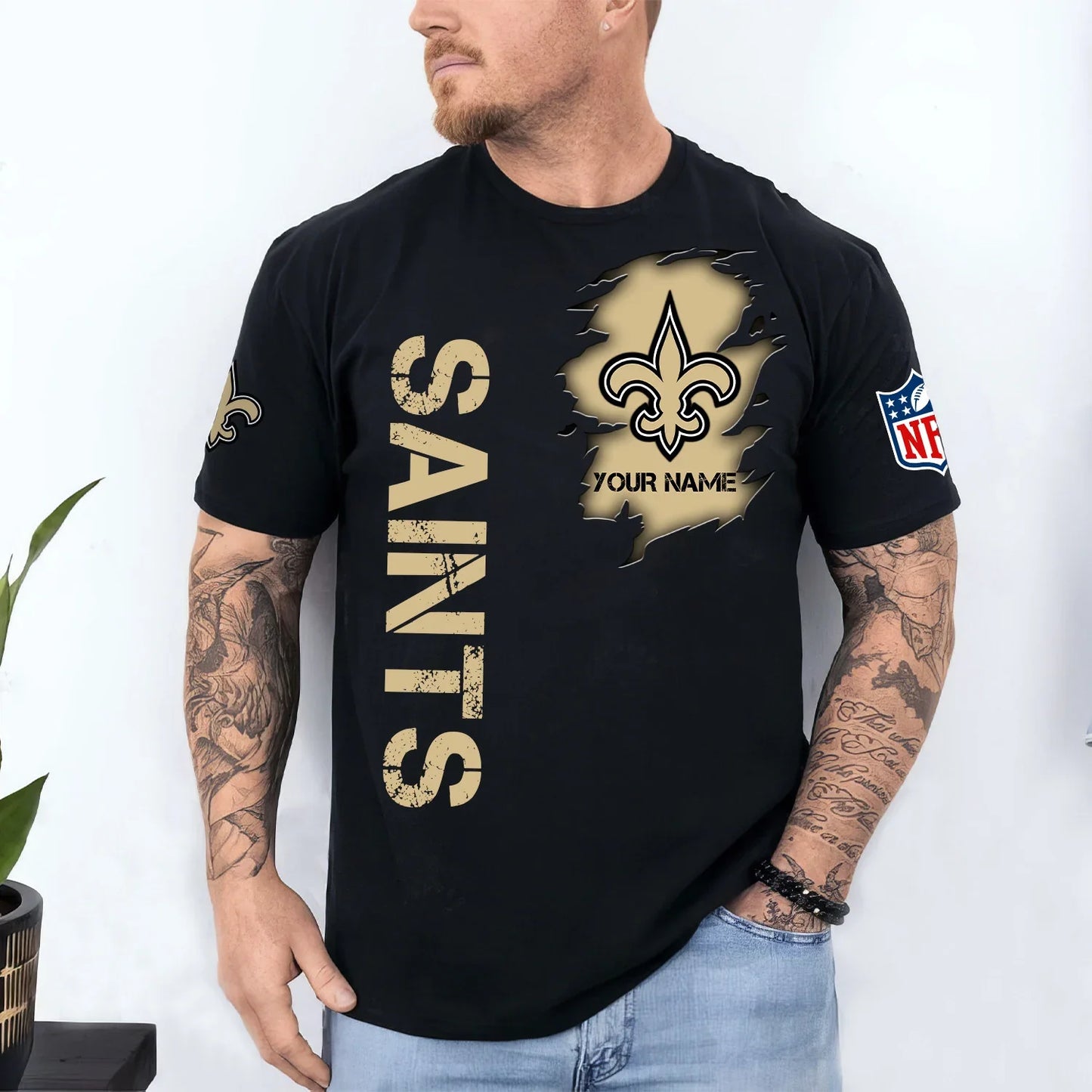 VIRAL EDITION - NEW CUSTOMIZED NFL24 NOS NEW ORLEANS SAINTS T-SHIRT, POLO SHIRT, ZIP POLO SHIRT, SWEATSHIRT, HOODIE & ZIP HOODIE