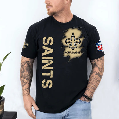 VIRAL EDITION - NEW CUSTOMIZED NFL24 NOS NEW ORLEANS SAINTS T-SHIRT, POLO SHIRT, ZIP POLO SHIRT, SWEATSHIRT, HOODIE & ZIP HOODIE