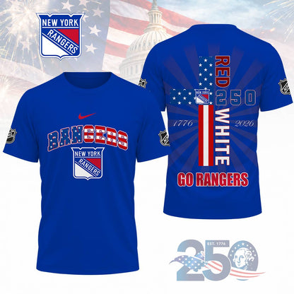 FINAL SALE - NEW CUSTOMIZED NHL24 NYR NEW YORK RANGERS T-SHIRT, POLO SHIRT, ZIP POLO SHIRT, SWEATSHIRT, HOODIE & ZIP HOODIE