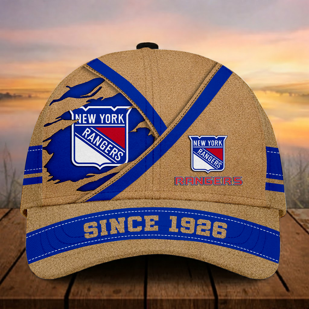 LIMITED EDITION - NEW CUSTOMIZED NHL24 NYR NY RANGERS CLASSIC CAP