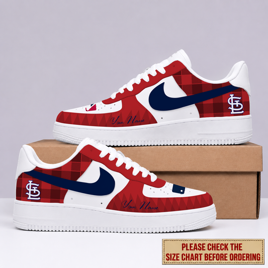 VIRAL EDITION - NEW CUSTOMIZED MLB24 SLC ST. LOUIS CARDINALS AF1 SHOES