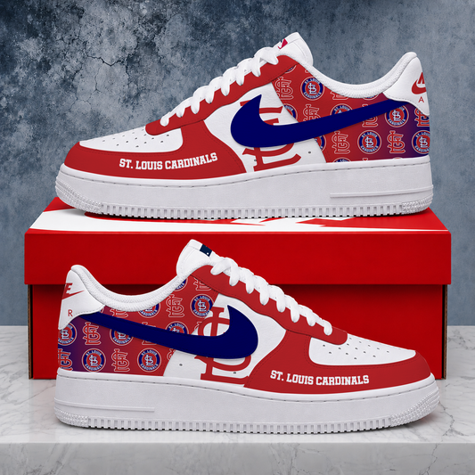 VIRAL EDITION - NEW CUSTOMIZED MLB24 SLC ST. LOUIS CARDINALS AF1 SHOES