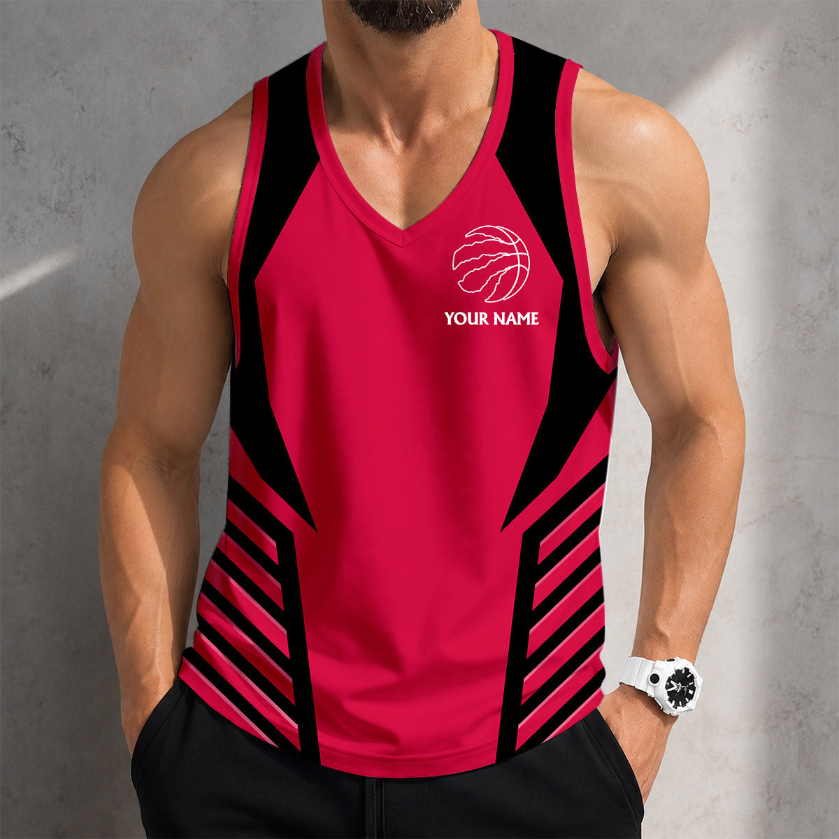 SPECIAL EDITION - NEW CUSTOMIZED NBA24 TRA TORONTO RAPTORS MEN'S TANK TOP