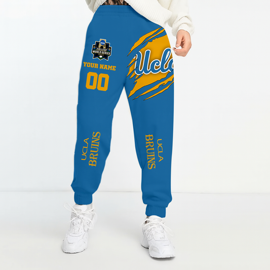 LIMITED DROP - NEW CUSTOMIZED COLLEGE WORLD SERIES NCAA24 UCB UCLA BRUINS UNISEX LONG PANTS