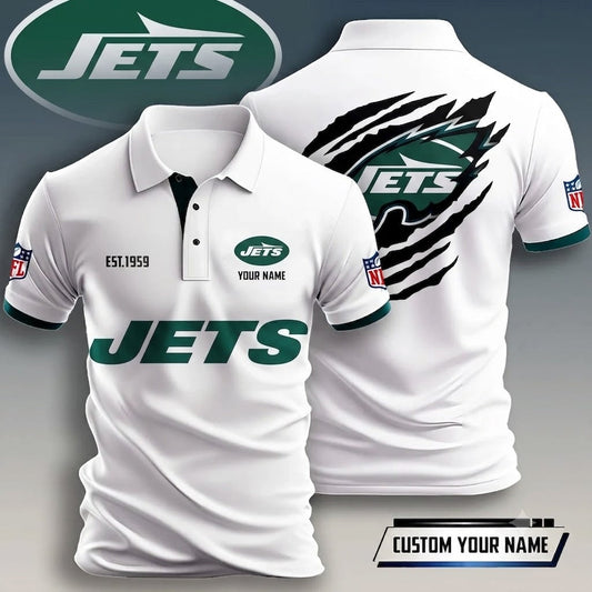FLASH SALE - NEW CUSTOMIZED NFL25 NYJ NEW YORK JETS T-SHIRT, POLO SHIRT, ZIP POLO SHIRT, HOODIE, ZIP HOODIE & SWEATSHIRT