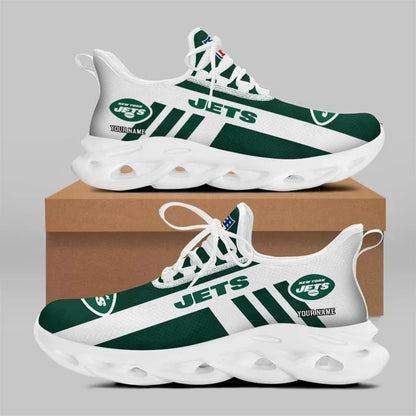 VIRAL EDITION - NEW CUSTOMIZED NFL25 NYJ NEW YORK JETS UNISEX MAX SOUL SHOES