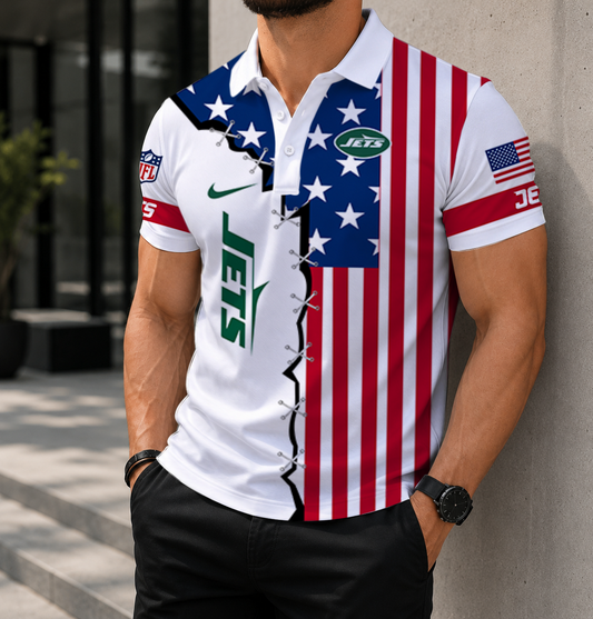 LIMITED EDITION - NEW CUSTOMIZED NFL25 NYJ NEW YORK JETS POLO SHIRT, ZIP POLO SHIRT & T-SHIRTS