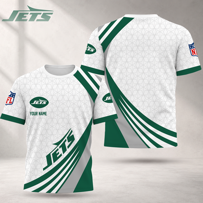 FINAL SALE - NEW CUSTOMIZED NFL25 NYJ NEW YORK JETS T-SHIRT, POLO SHIRT, ZIP POLO SHIRT, SWEATSHIRT, HOODIE & ZIP HOODIE