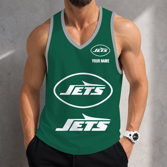 VIRAL EDITION - NEW CUSTOMIZED NFL25 NYJ NEW YORK JETS TANK TOP
