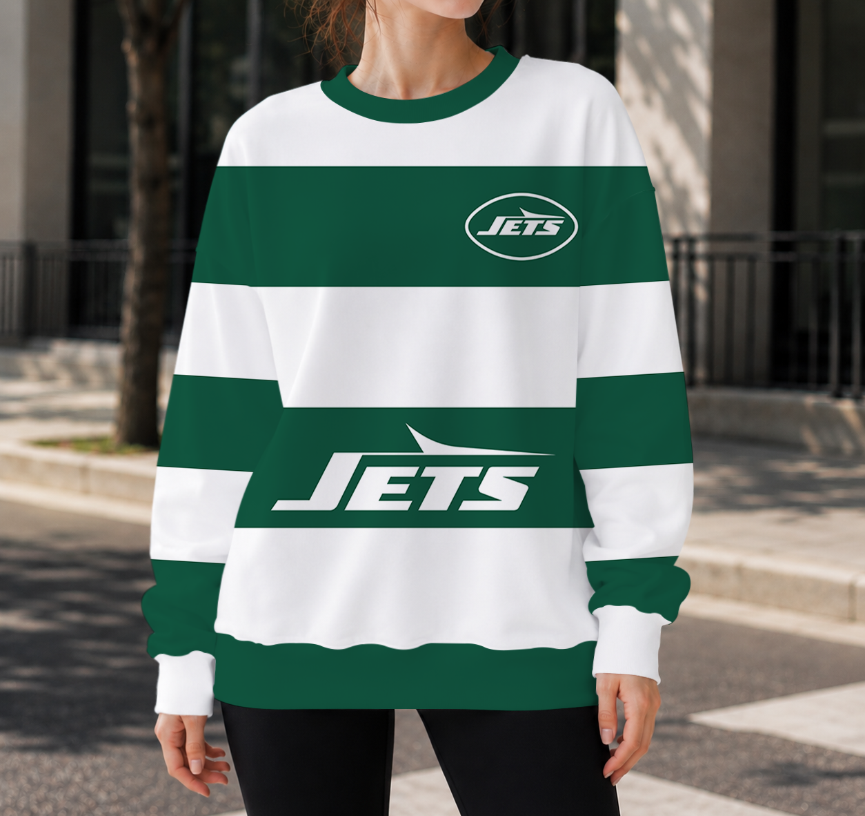 HOT DEAL- NEW CUSTOMIZED NFL25 NYJ NEW YORK JETS UNISEX SWEATSHIRT