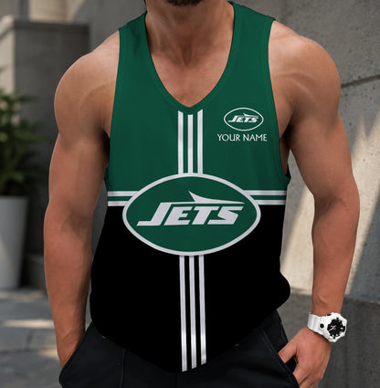 LIMITED EDITION - NEW CUSTOMIZED NFL25 NYJ NEW YORK JETS TANK TOP