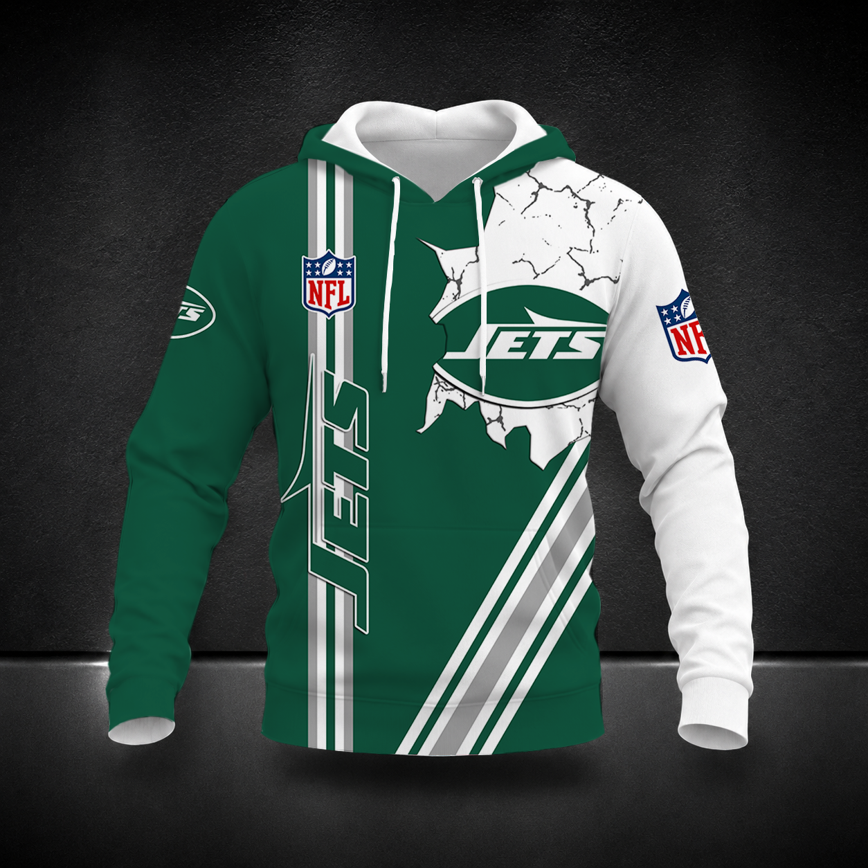 FINAL SALE- NEW CUSTOMIZED NFL25 NYJ NEW YORK JETS T-SHIRT, POLO SHIRT, ZIP POLO SHIRT, SWEATSHIRT, HOODIE & ZIP HOODIE
