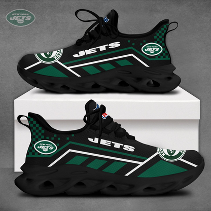 LIMITED EDITION - NEW CUSTOMIZED NFL25 NYJ NEW YORK JETS MAX SOUL SHOES