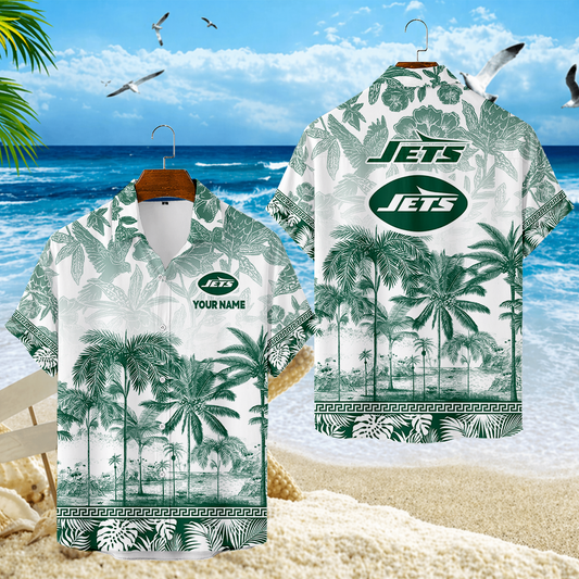 LIMITED EDITION - NEW CUSTOMIZED NFL25 NYJ NEW YORK JETS UNISEX HAWAIIAN SHIRT