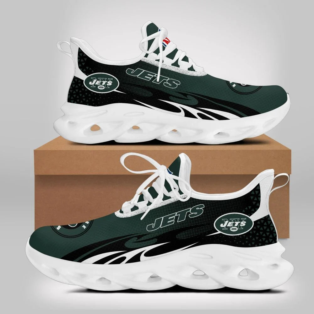 VIRAL EDITION - NEW CUSTOMIZED NFL25 NYJ NEW YORK JETS UNISEX MAX SOUL SHOES
