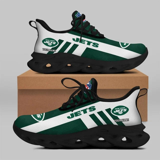 VIRAL EDITION - NEW CUSTOMIZED NFL25 NYJ NEW YORK JETS UNISEX MAX SOUL SHOES