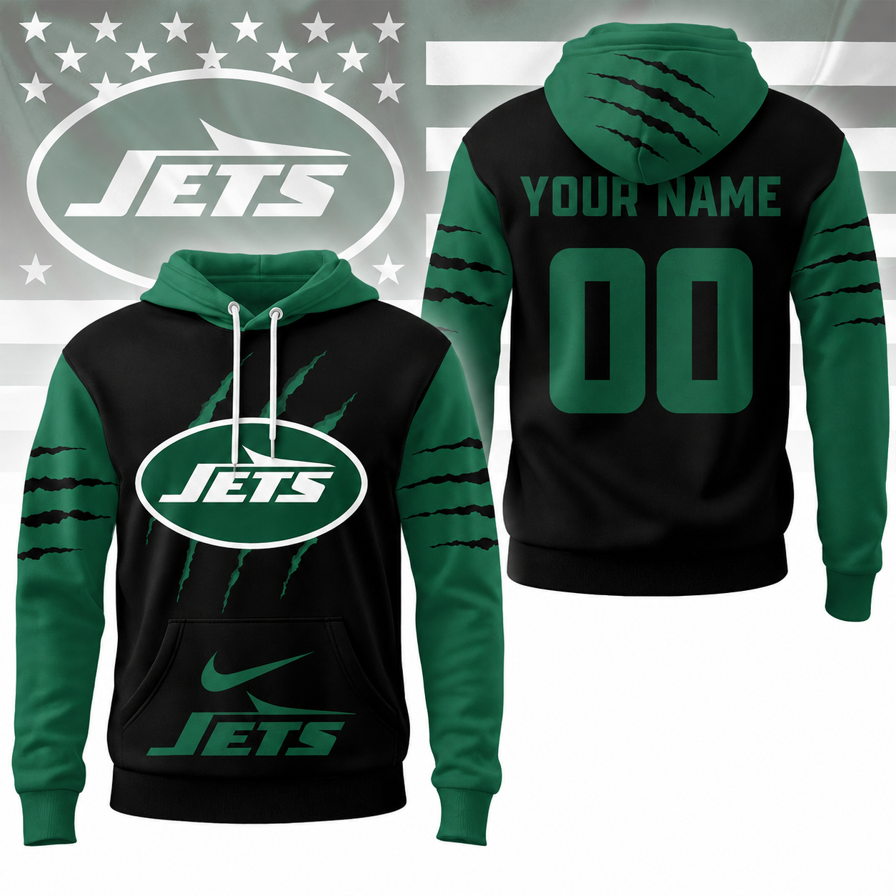 VIRAL EDITION - NEW CUSTOMIZED NFL25 NYJ NEW YORK JETS T-SHIRT, POLO SHIRT, ZIP POLO SHIRT, SWEATSHIRT, HOODIE & ZIP HOODIE