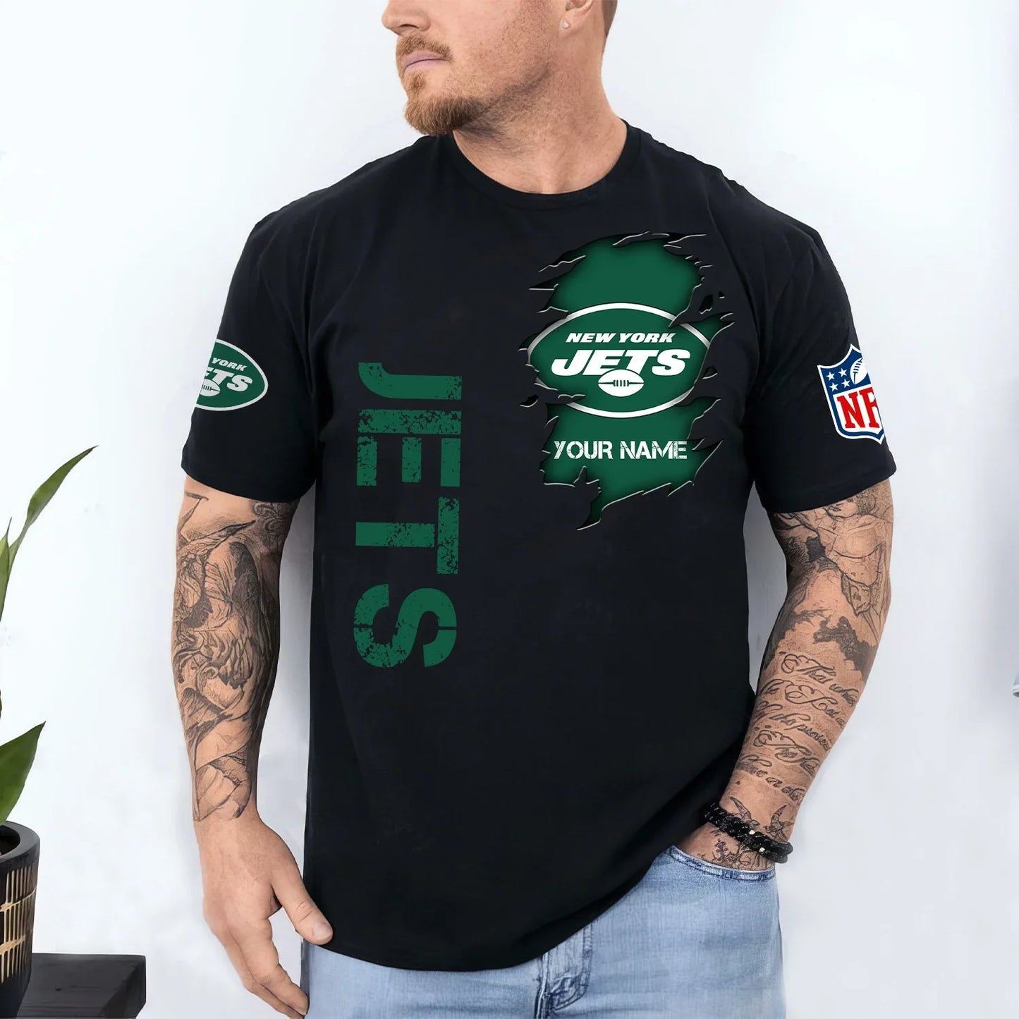 VIRAL EDITION - NEW CUSTOMIZED NFL25 NYJ NEW YORK JETS T-SHIRT, POLO SHIRT, ZIP POLO SHIRT, SWEATSHIRT, HOODIE & ZIP HOODIE