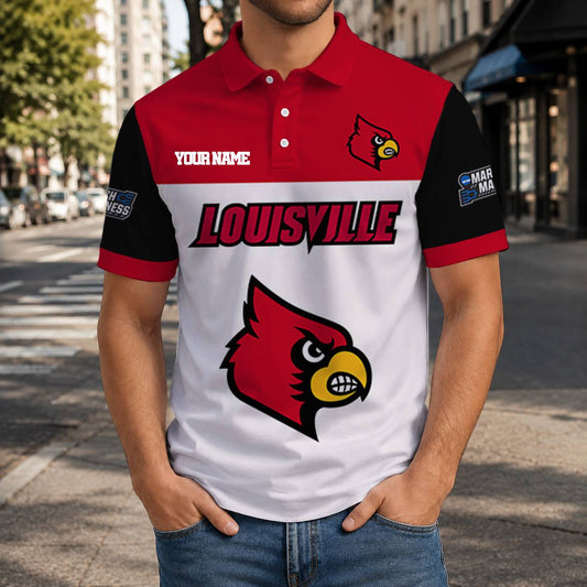 MEGA SALE - NEW CUSTOMIZED NCAA MAM25 ULC LOUISVILLE CARDINALS T-SHIRT, POLO SHIRT, ZIP POLO SHIRT, SWEATSHIRT, HOODIE & ZIP HOODIE
