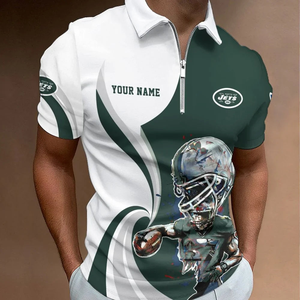 SPECIAL EDITION - NEW CUSTOMIZED NFL25 NYJ NEW YORK JETS T-SHIRT, POLO SHIRT, ZIP POLO SHIRT, SWEATSHIRT, HOODIE & ZIP HOODIE