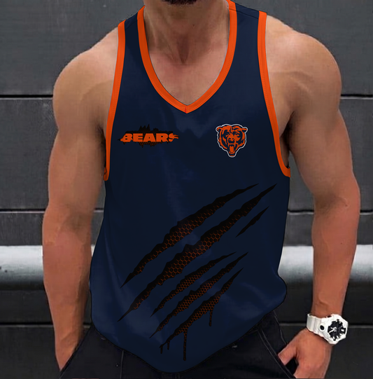 LIMITED EDITION - NEW CUSTOMIZED NFL26 CCB CHICAGO BEARS UNISEX TANK TOP