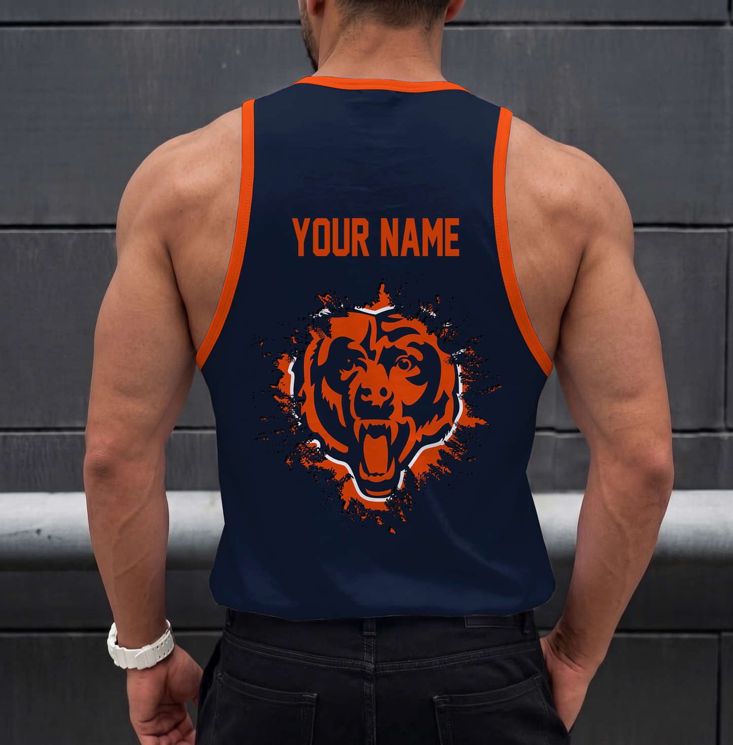 LIMITED EDITION - NEW CUSTOMIZED NFL26 CCB CHICAGO BEARS UNISEX TANK TOP