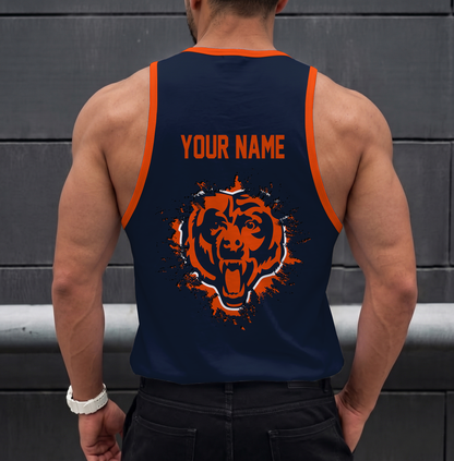 LIMITED EDITION - NEW CUSTOMIZED NFL26 CCB CHICAGO BEARS UNISEX TANK TOP
